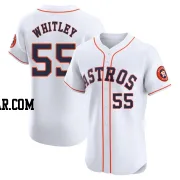 Forrest Whitley Men's Houston Astros White Elite Home Jersey