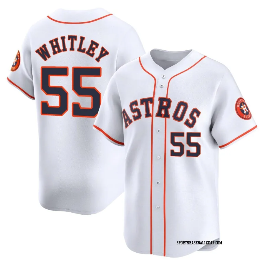 Forrest Whitley Men's Houston Astros White Limited Home Jersey