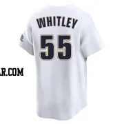 Forrest Whitley Men's Houston Astros White Limited Throwback Cooperstown Collection Jersey