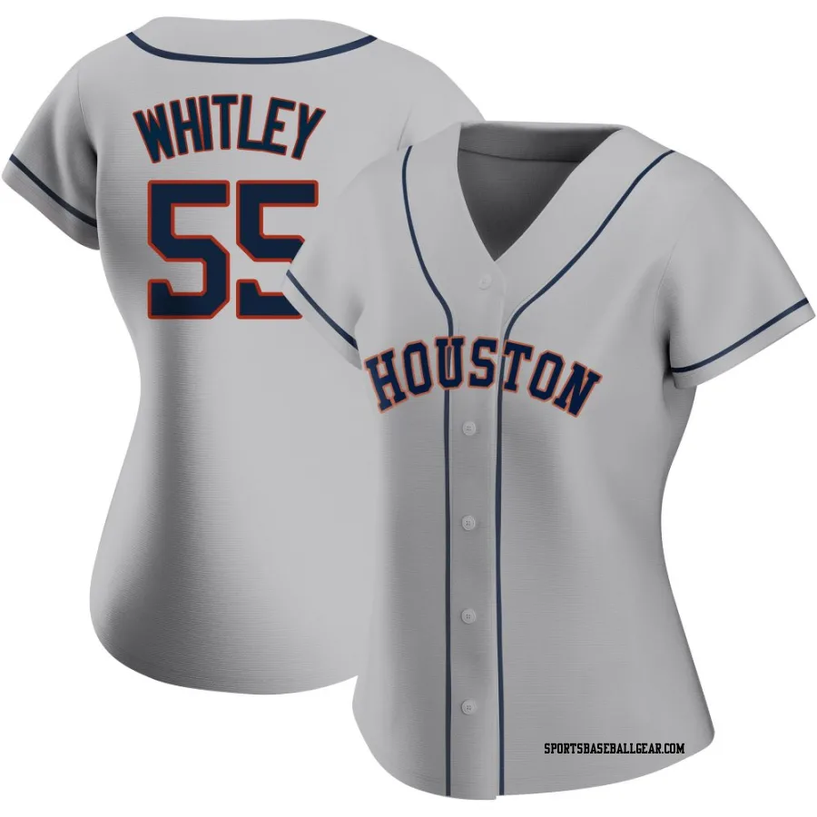 Forrest Whitley Women's Houston Astros Gray Authentic Road 2020 Jersey