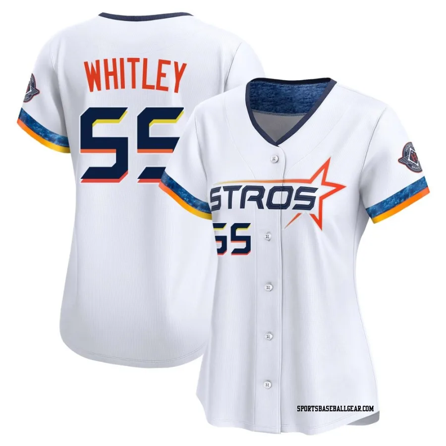 Forrest Whitley Women's Houston Astros White Limited 2025 City Connect Jersey