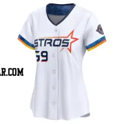 Framber Valdez Women's Houston Astros White Limited 2025 City Connect Jersey