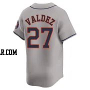 Framber Valdez Youth Houston Astros Gray Limited Away Jersey