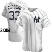 Franchy Cordero Men's New York Yankees White Authentic Home Jersey
