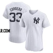 Franchy Cordero Men's New York Yankees White Elite Home Jersey