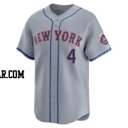 Francisco Alvarez Youth New York Mets Gray Limited Away Jersey