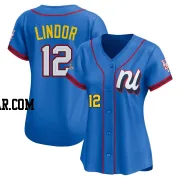 Francisco Lindor Women's New York Mets Blue Limited National League 2025 All-Star Edition Jersey