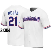 Francisco Mejia Men's Dominican Republic Baseball White Replica 2023 World Baseball Classic Jersey