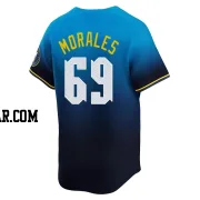Francisco Morales Men's Philadelphia Phillies Blue Limited 2024 City Connect Jersey