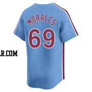 Francisco Morales Youth Philadelphia Phillies Light Blue Limited Alternate Jersey