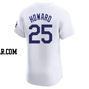 Frank Howard Men's Los Angeles Dodgers White Elite Home Jersey