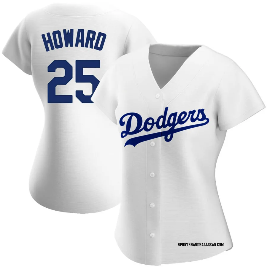 Frank Howard Women's Los Angeles Dodgers White Replica Home Jersey