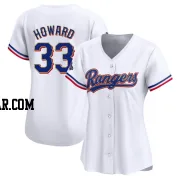 Frank Howard Women's Texas Rangers Gold Limited White 2024 Collection Jersey