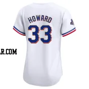 Frank Howard Women's Texas Rangers Gold Limited White 2024 Collection Jersey
