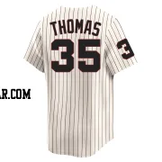 Frank Thomas Men's Chicago White Sox Cream Limited Throwback Cooperstown Jersey