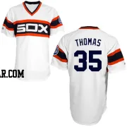 Frank Thomas Men's Chicago White Sox White Authentic 1983 Throwback Jersey