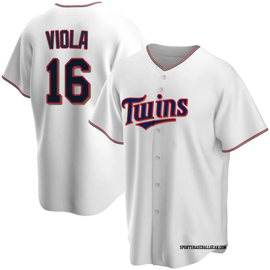 Frank Viola Men's Minnesota Twins White Replica Home Jersey
