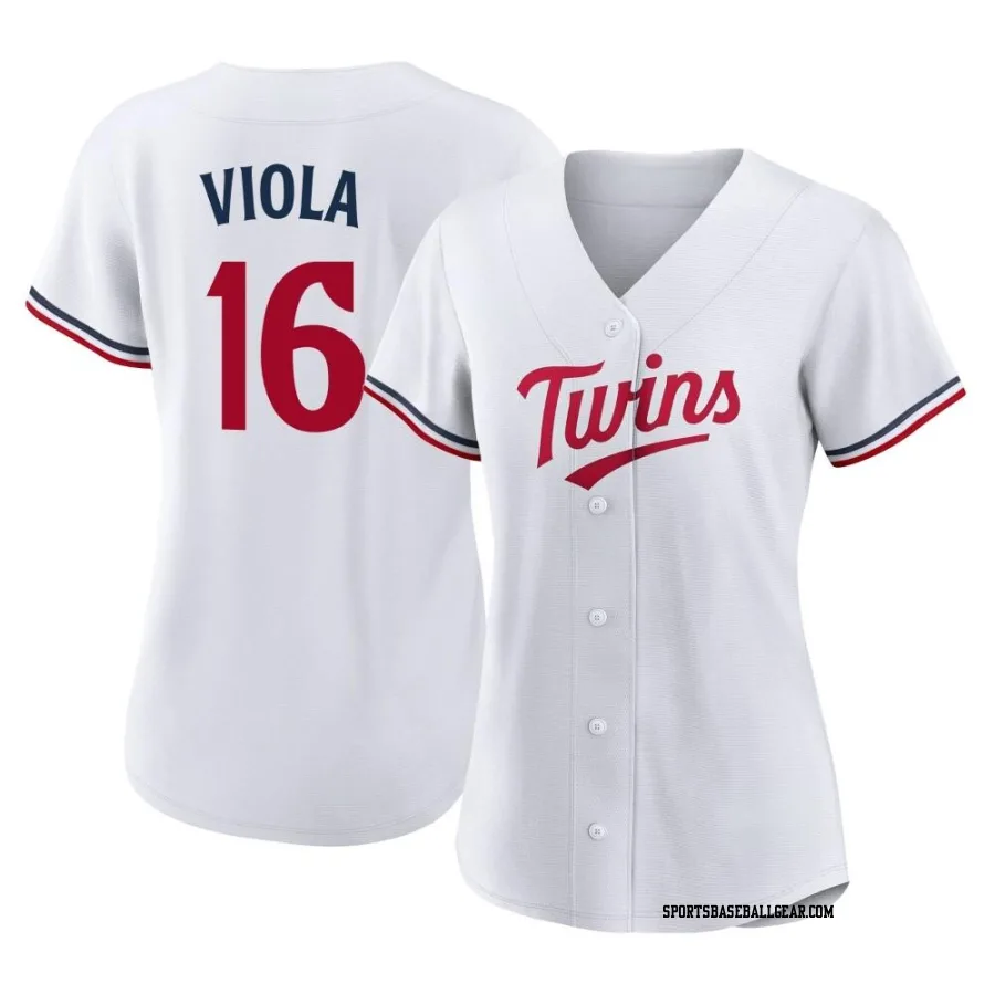 Frank Viola Women's Minnesota Twins White Replica Home Jersey