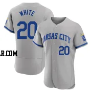 Frank White Men's Kansas City Royals Gray Authentic 2022 Road Jersey