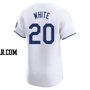 Frank White Men's Kansas City Royals White Elite Home Jersey