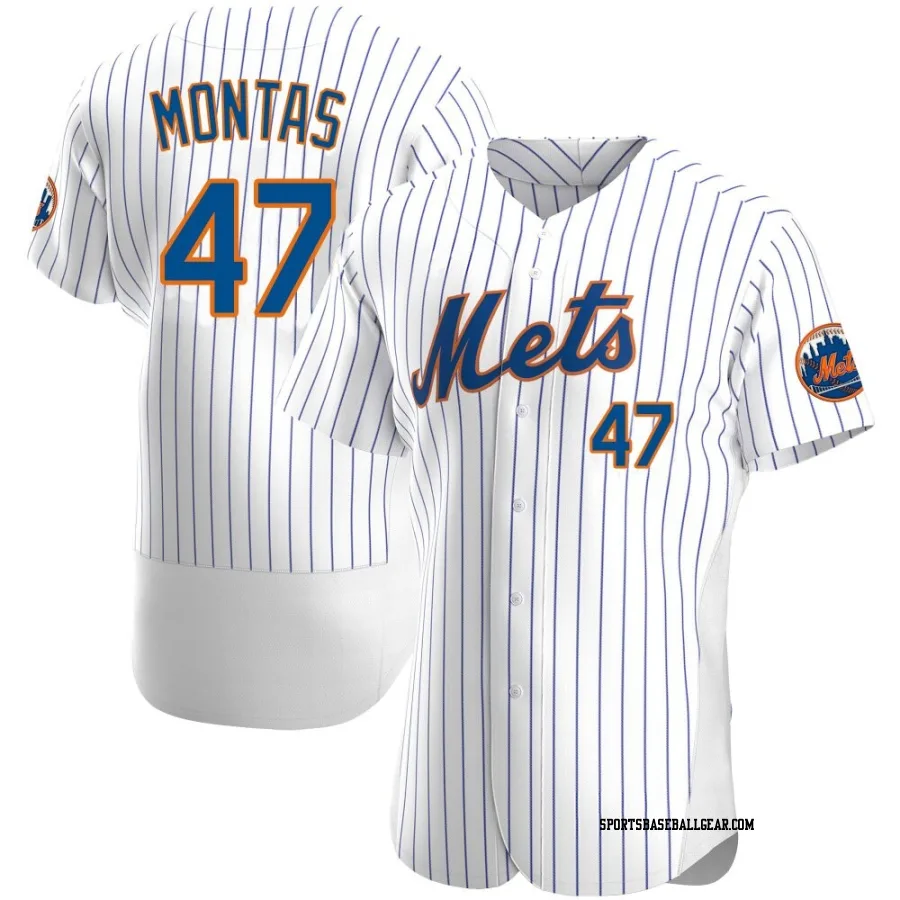 Frankie Montas Men's New York Mets White Authentic Home Jersey