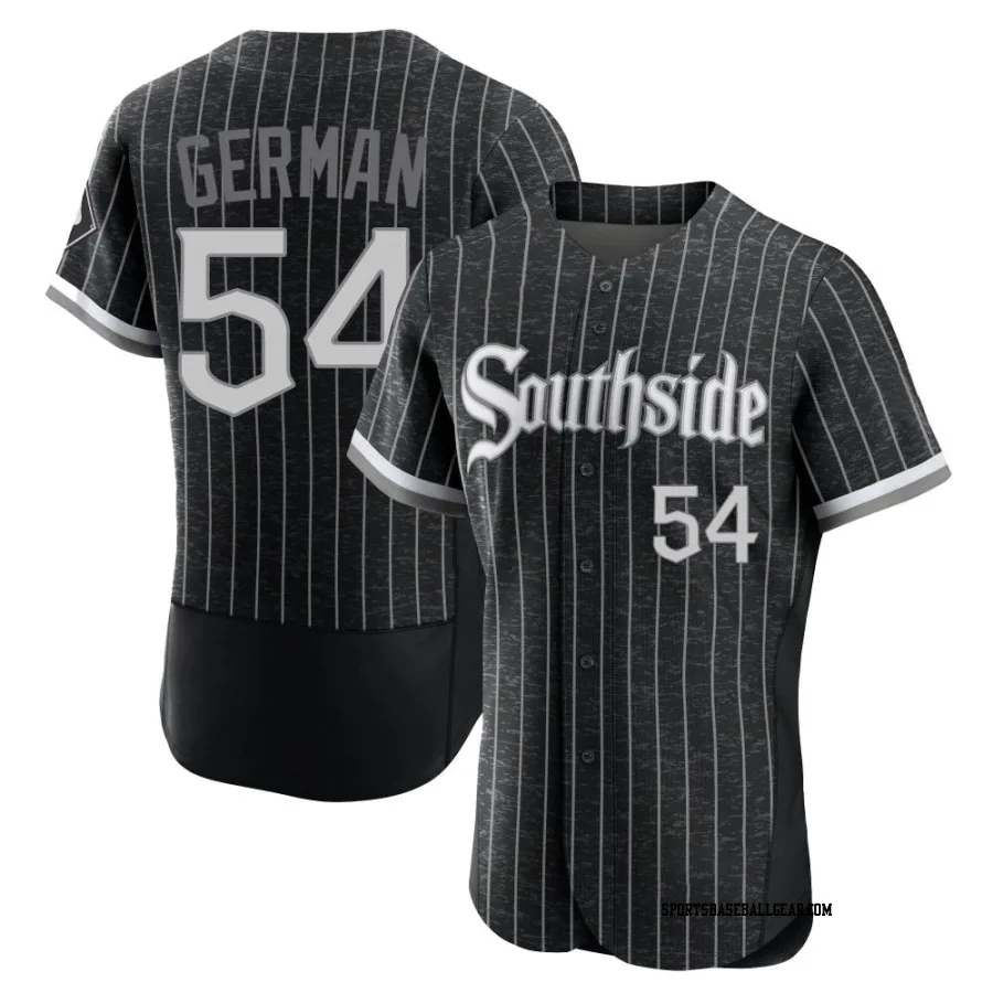 Franklin German Men&#039;s Chicago White Sox Black Authentic 2021 City Connect Jersey