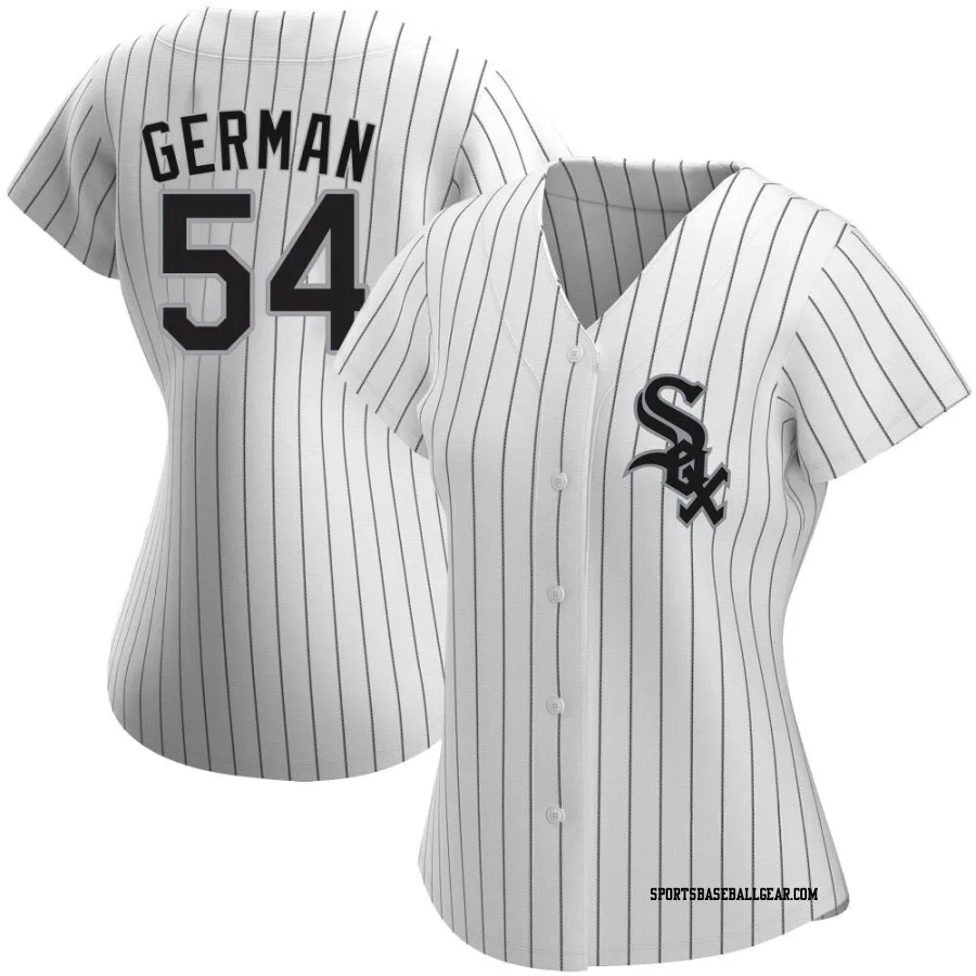 Franklin German Women&#039;s Chicago White Sox White Authentic Home Jersey
