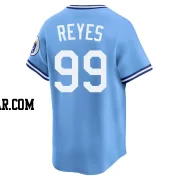 Franmil Reyes Men's Kansas City Royals Light Blue Limited Throwback Cooperstown Collection Jersey