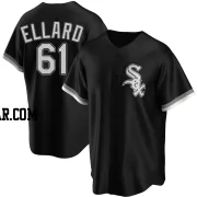 Fraser Ellard Men's Chicago White Sox Black Replica Alternate Jersey