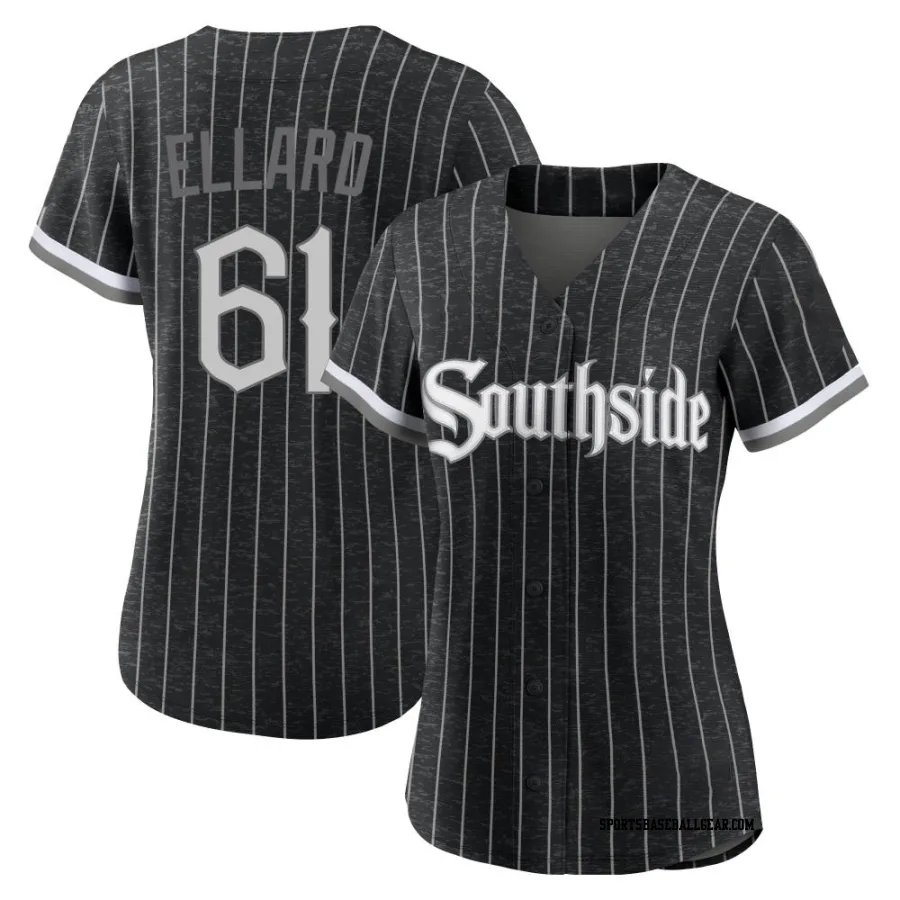 Fraser Ellard Women's Chicago White Sox Black Replica 2021 City Connect Jersey