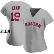 Fred Lynn Women's Boston Red Sox Gray Replica Road Jersey
