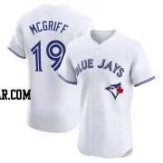 Fred Mcgriff Men's Toronto Blue Jays White Elite Home Jersey