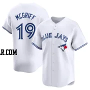Fred Mcgriff Men's Toronto Blue Jays White Limited Home Jersey
