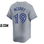 Fred Mcgriff Youth Toronto Blue Jays Gray Limited Away Jersey