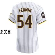 Freddy Fermin Men's San Diego Padres White Elite Home Patch Jersey