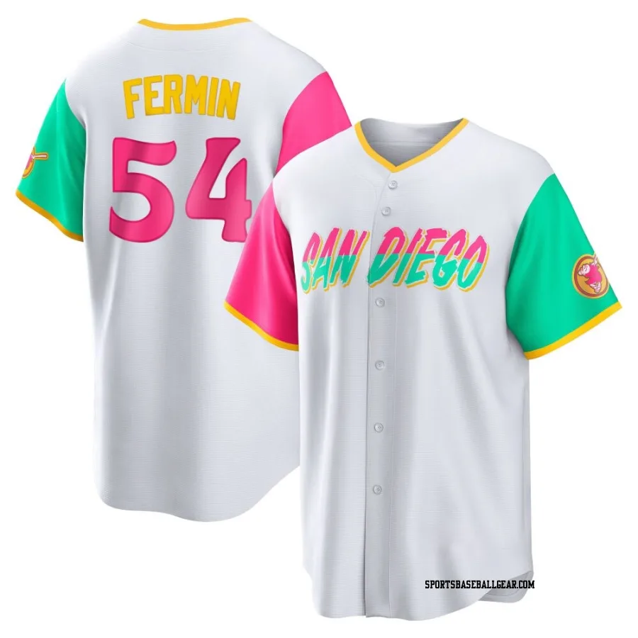 Freddy Fermin Men's San Diego Padres White Replica 2022 City Connect Jersey