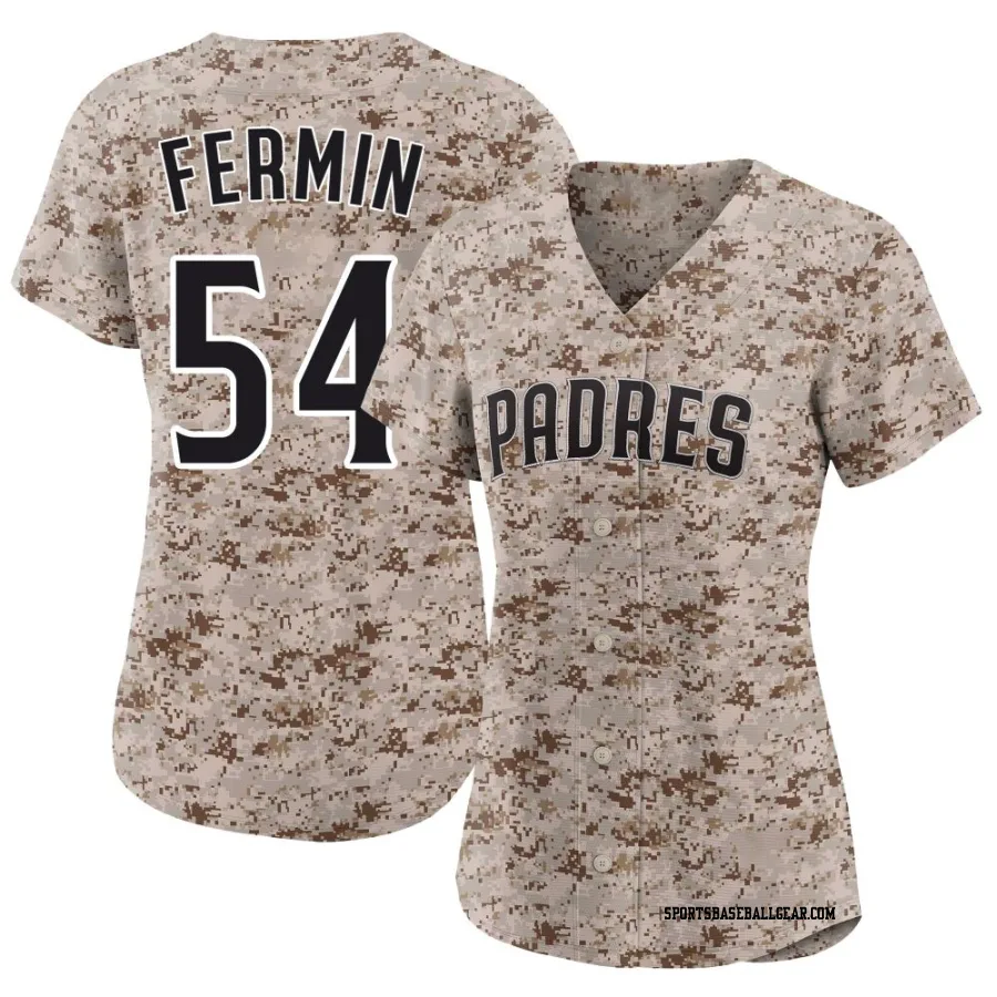 Freddy Fermin Women's San Diego Padres Camo Limited 2nd Alternate Jersey