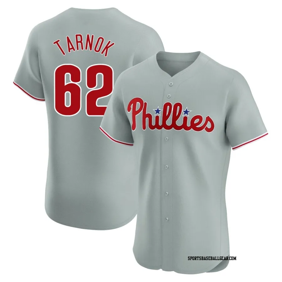 Freddy Tarnok Men's Philadelphia Phillies Gray Elite Road Jersey