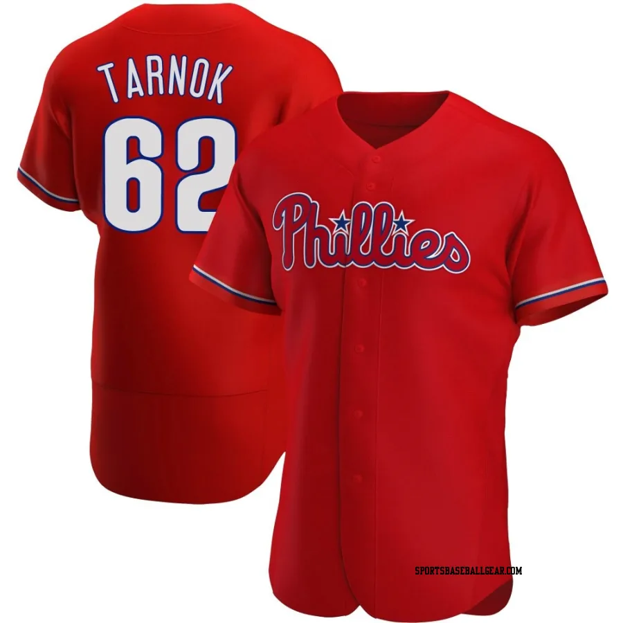 Freddy Tarnok Men's Philadelphia Phillies Red Authentic Alternate Jersey