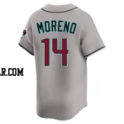 Gabriel Moreno Men's Arizona Diamondbacks Gray Limited Alternate Jersey