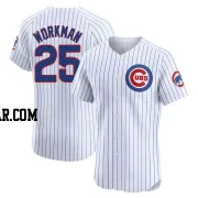 Gage Workman Men's Chicago Cubs White Elite Home Jersey