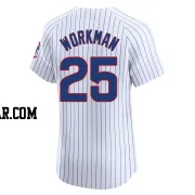Gage Workman Men's Chicago Cubs White Elite Home Jersey