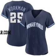 Gage Workman Women's Chicago Cubs Navy Authentic 2021 City Connect Jersey