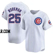 Gage Workman Youth Chicago Cubs White Limited Home Jersey