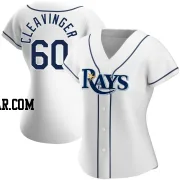 Garrett Cleavinger Women's Tampa Bay Rays White Replica Home Jersey