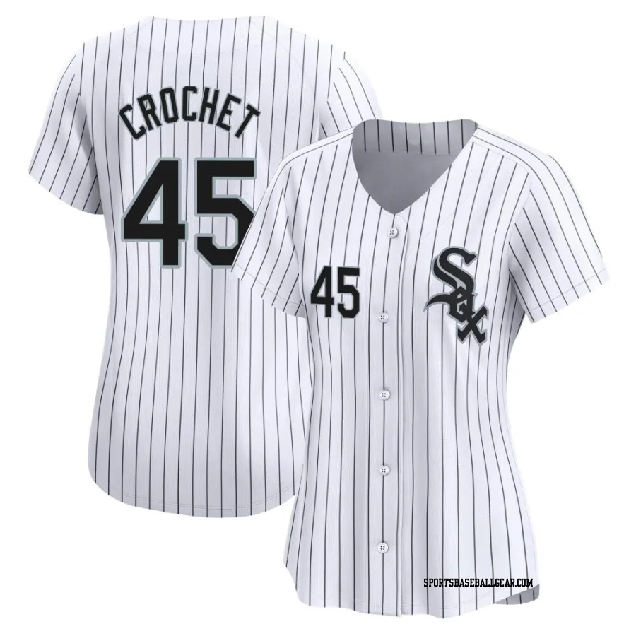 Garrett Crochet Women's Chicago White Sox White Limited Home Jersey