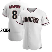 Garrett Hampson Men's Arizona Diamondbacks White/Crimson Authentic Home Jersey