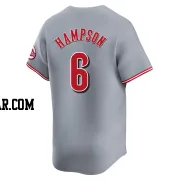 Garrett Hampson Men's Cincinnati Reds Gray Limited Away Jersey