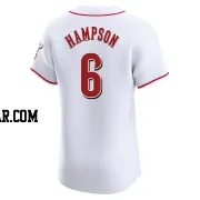Garrett Hampson Men's Cincinnati Reds White Elite Home Jersey
