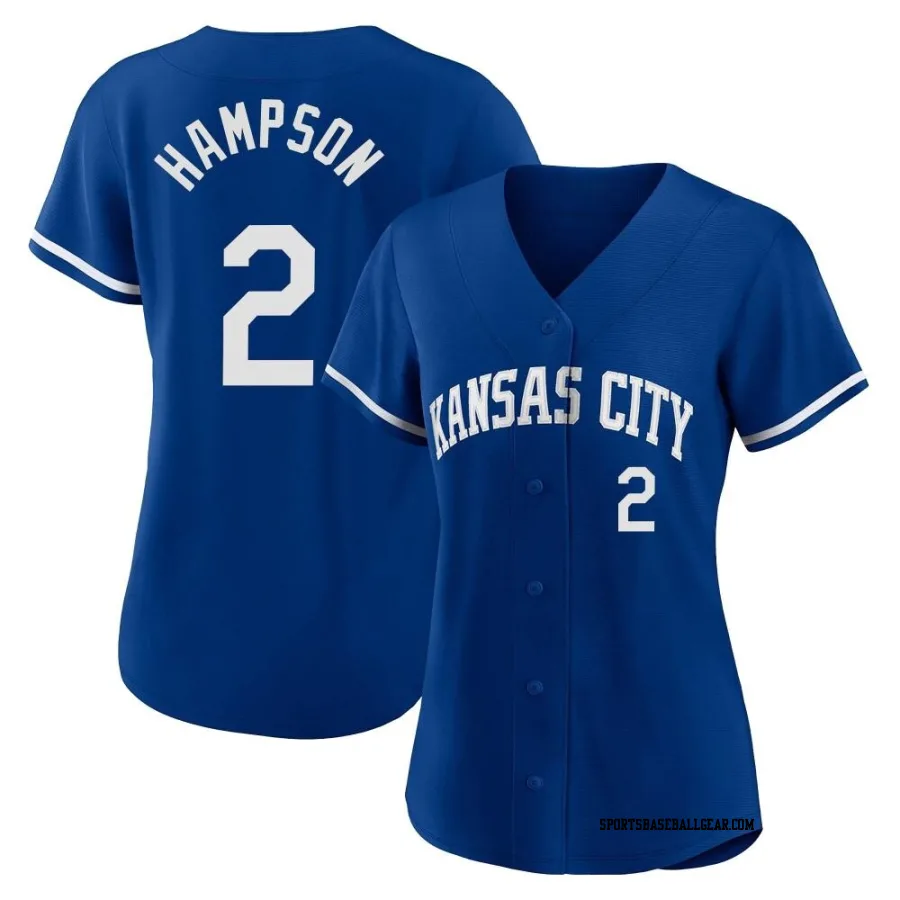 Garrett Hampson Men's Kansas City Royals Royal Replica 2022 Alternate Jersey